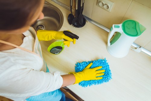 Experienced carpet cleaners restoring carpet fibres in Lewisham