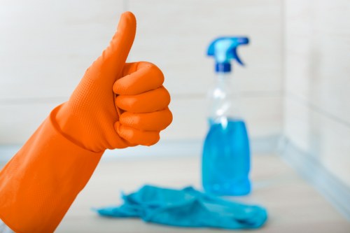 Carpet cleaning equipment used in a Lewisham property